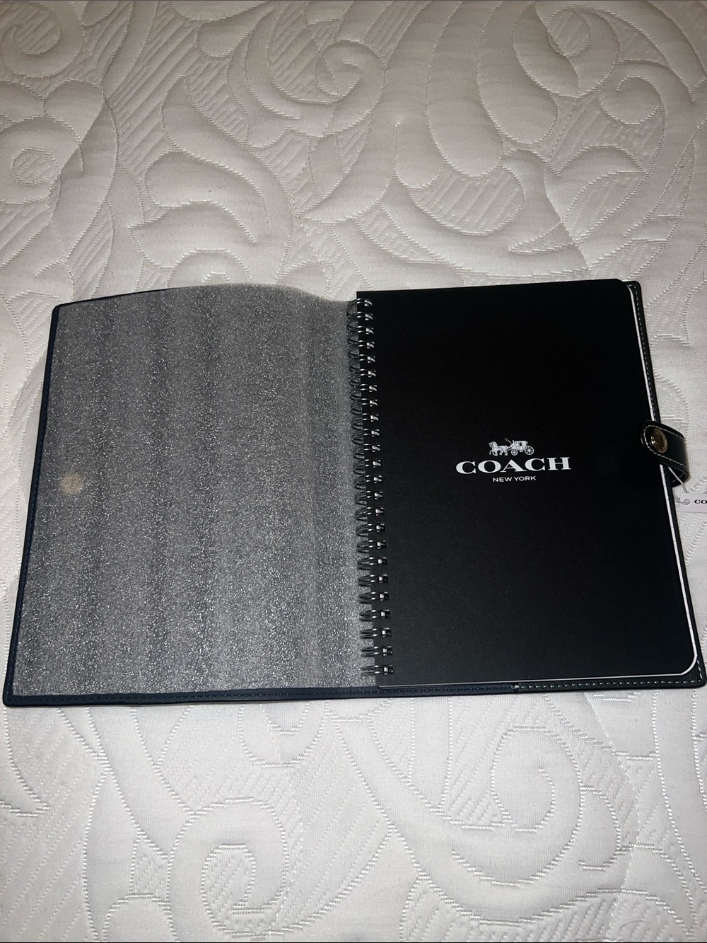 Coach Teal and Brown Signature Monogram Journal - Picture 6 of 11